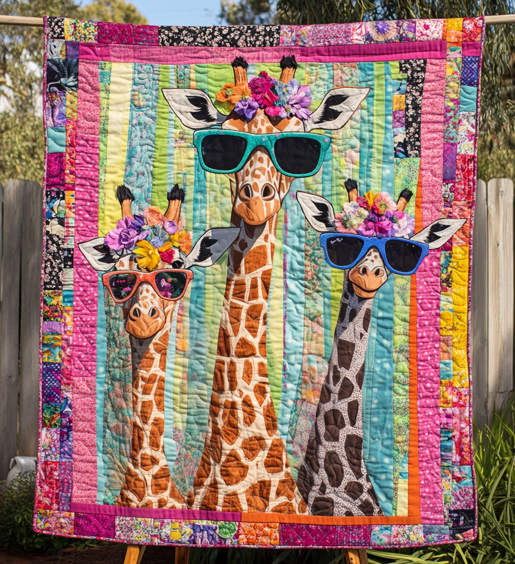 Graceful Giraffe Quilted Blanket 06acxa310325