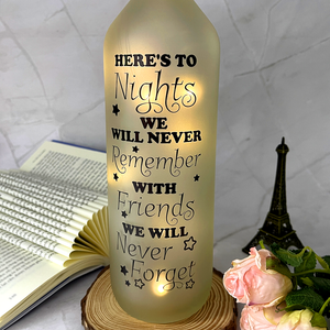 Personalized Gifts For Friend Bottle Lamp Besties Forever 02HUDT190225HH-Homacus