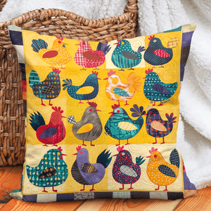 Hens Collection Quilted Pillow Case NCU0TH1204