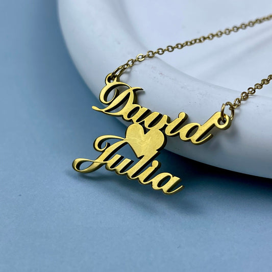 Personalized Couple Name Necklace 02-Homacus