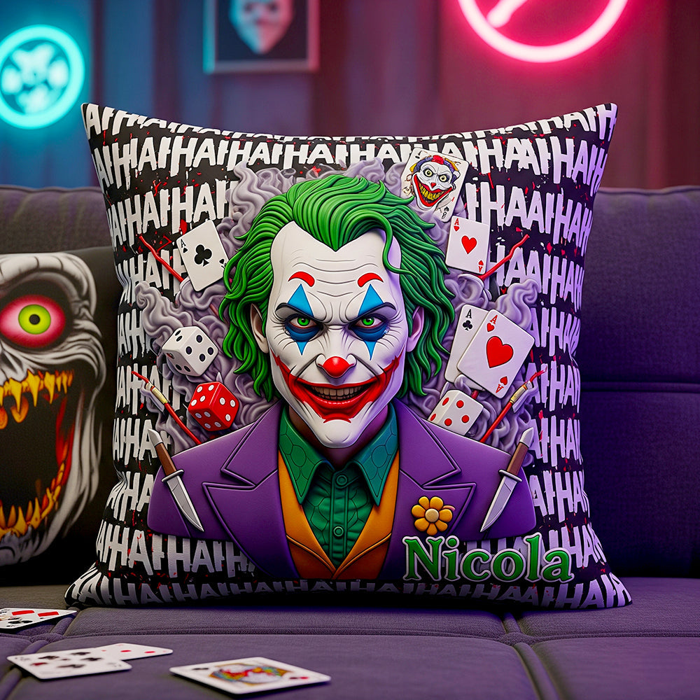 Halloween Villain Square Pillow Personalized Gifts For Fans 02HUDT210825