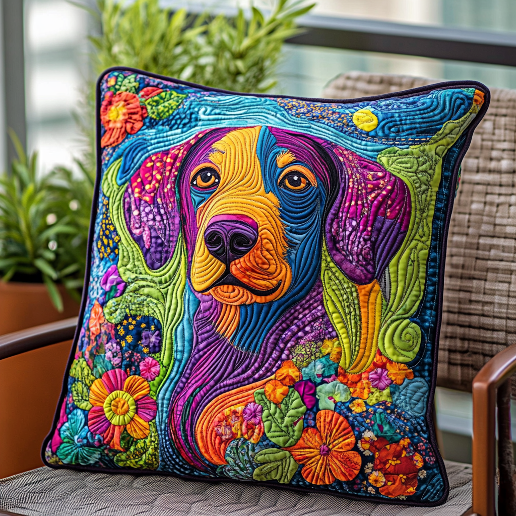 Labrador Design Quilted Pillow Case NCU0PD715
