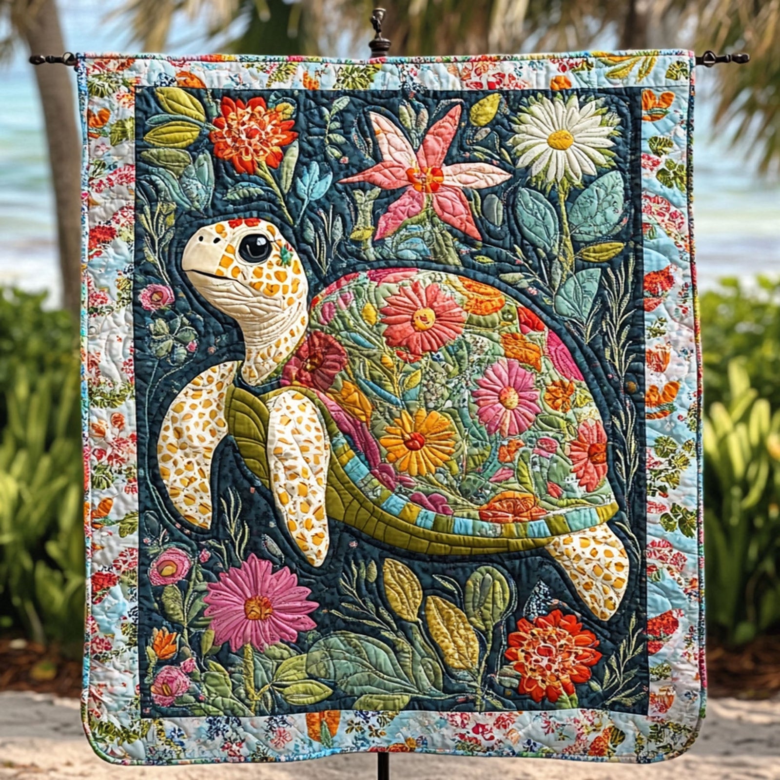 Lagoon Retreat Quilted Blanket NCU0PT4528