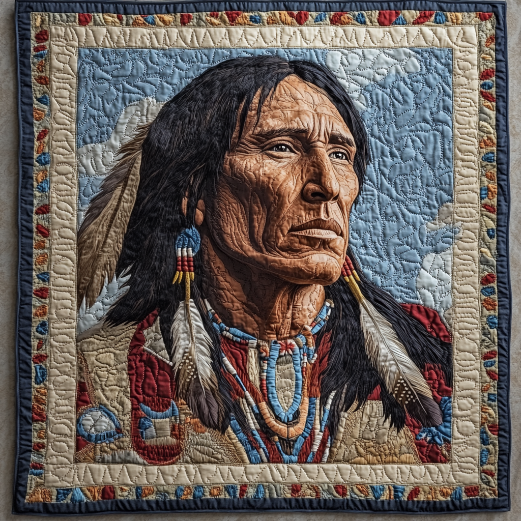 Legends of the Land Quilted Blanket NCU0DV4344