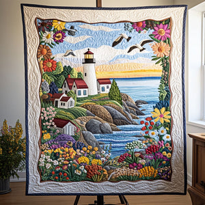 Lighthouse Reflections Quilted Blanket NCU0PT3564