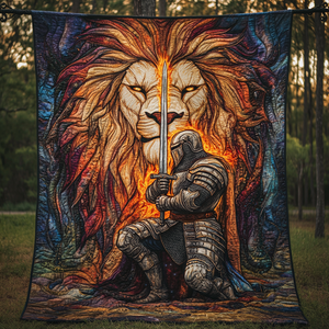 Lion Knight Quilted Blanket 12acxa110425