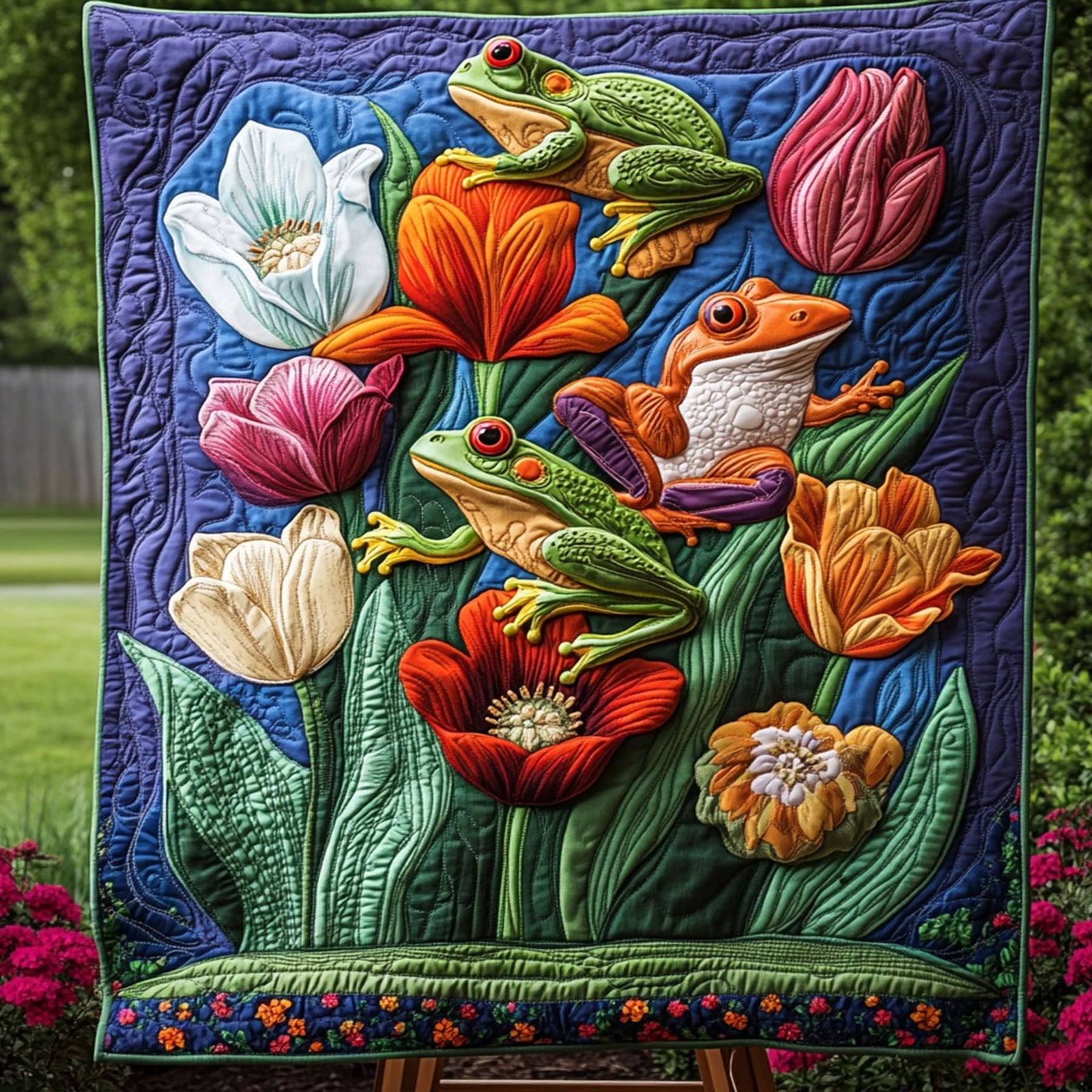 Lush Leap Lodge Quilted Blanket NCU0PT4667