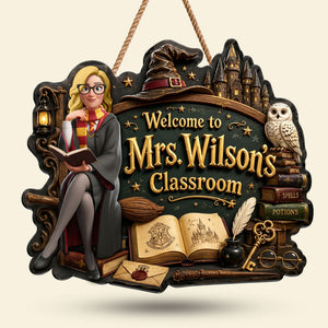 Enchanted Learning Metal Sign - Personalized Gifts For Teacher 02NATI220626