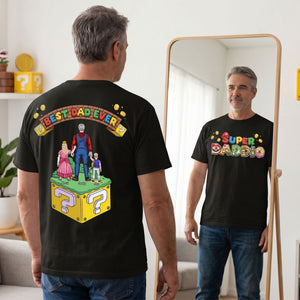 Super Dad Ever Shirt Personalized Gifts For Dad 03HUTI150526