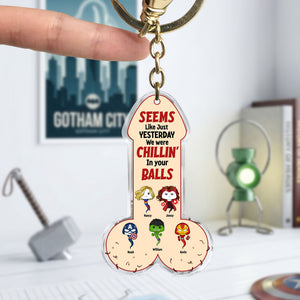 Super Sperm Dad Keychain - Personalized Gifts For Dad 021ohti190525
