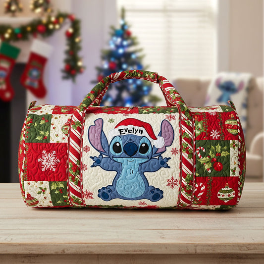 Christmas Quilted Duffle Bag - Personalized Gifts For Christmas 02TGTI050925