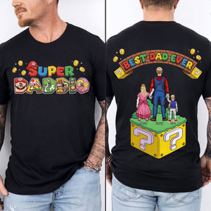 Super Dad Ever Shirt Personalized Gifts For Dad 03HUTI150526