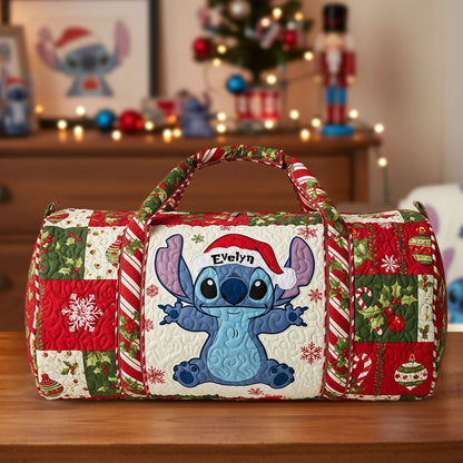 Christmas Quilted Duffle Bag - Personalized Gifts For Christmas 02TGTI050925