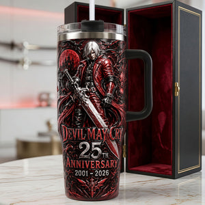 Evil Hunt 40oz Tumbler With Handle - Personalized Gifts 05QHTI080726