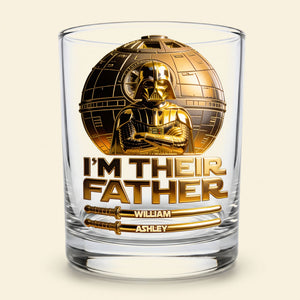 I Am The Father Drinking Glass - Personalized Gifts For Dads 04tgti090526