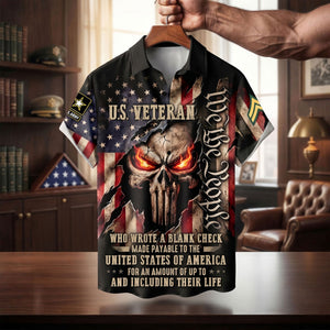 Fierce American Veteran Hawaiian Shirt - Personalized Gifts For Dads 04qhti270526