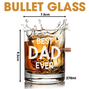 Grumpy Old Veteran Bullet Glass - Personalized Gifts For Veterans 01todh160626-Homacus