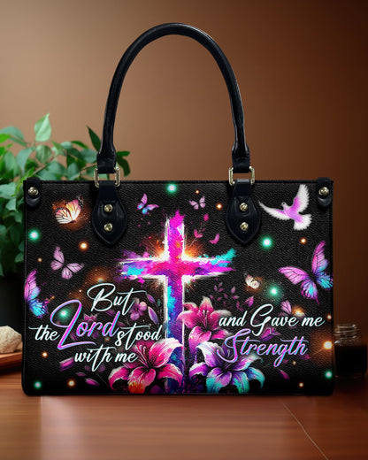 The Lord Stood With Me Leather Bag - Gifts For Jesus Lovers 03acxd210425