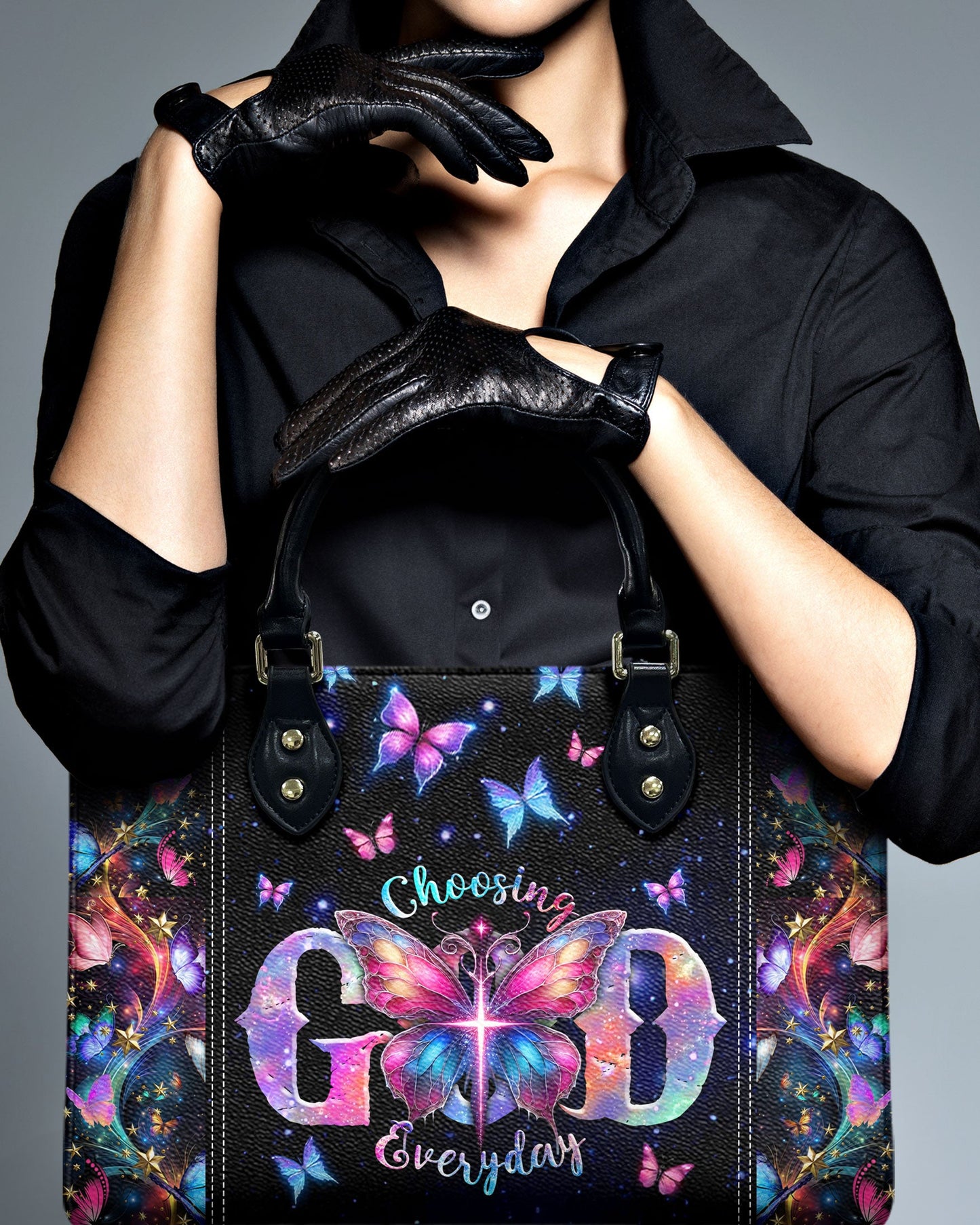 Choosing God Everyday Leather Bag - Gifts For Jesus Lovers 02acxn210425