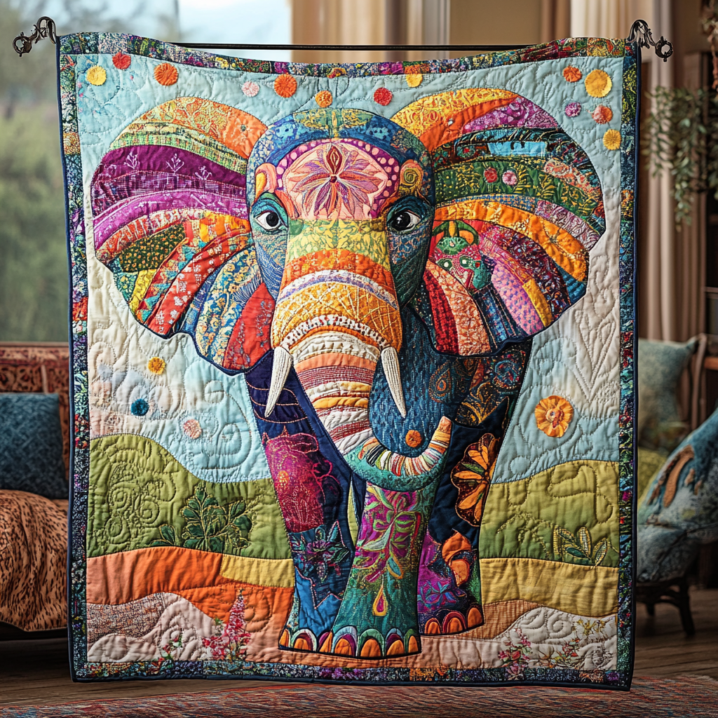 Majestic Tusk Quilted Blanket NCU0DK5712