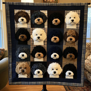 Maltipoo Harmony Quilted Blanket NCU0PT3686