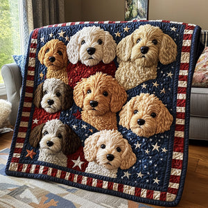 Maltipoo Haven Quilted Blanket NCU0PT3687