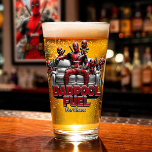 Funny Fighter Dad Beer Glass - Personalized Gifts For Dads 01huti220526