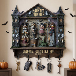 Creepy Mouse House Acrylic Key Hanger - Personalized Gifts For Family 01nati040826