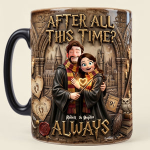 Eternal Love's Fantastical Journey Heat Changing Mug - Personalized Gifts For Couples 03tyti110726