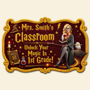 Unlock Teaching Potential Custom Shaped Doormat - Personalized Gifts For Teachers 04nati300626