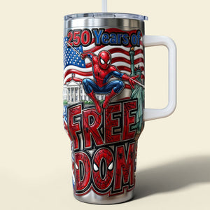 American Pride Tumbler Hanlde - Personalized Gifts For Patriotic 04PATI010626