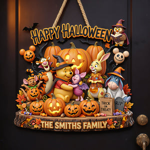 A Little Spooky, Big Love Acrylic Sign - Personalized Gifts For Family 05PATI040826