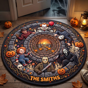 Creepy Crew Round Mat - Personalized Gifts For Family 01PGTI050826