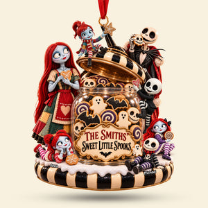 Sweet Little Spooky Family Ornament - Personalized Christmas Gifts For Family 03hati211026
