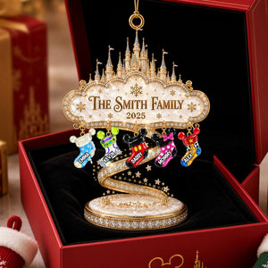 Merry Fairy Tales World Acrylic Ornament - Personalized Christmas Gifts For Family 01ohti260826