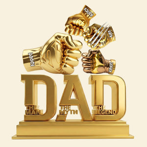 Power Fist Acrylic Plaque - Personalized Gifts For Dads 02ohti150526