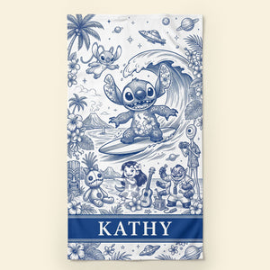Island Mischief Beach Towel - Personalized Gifts 01qhti180726