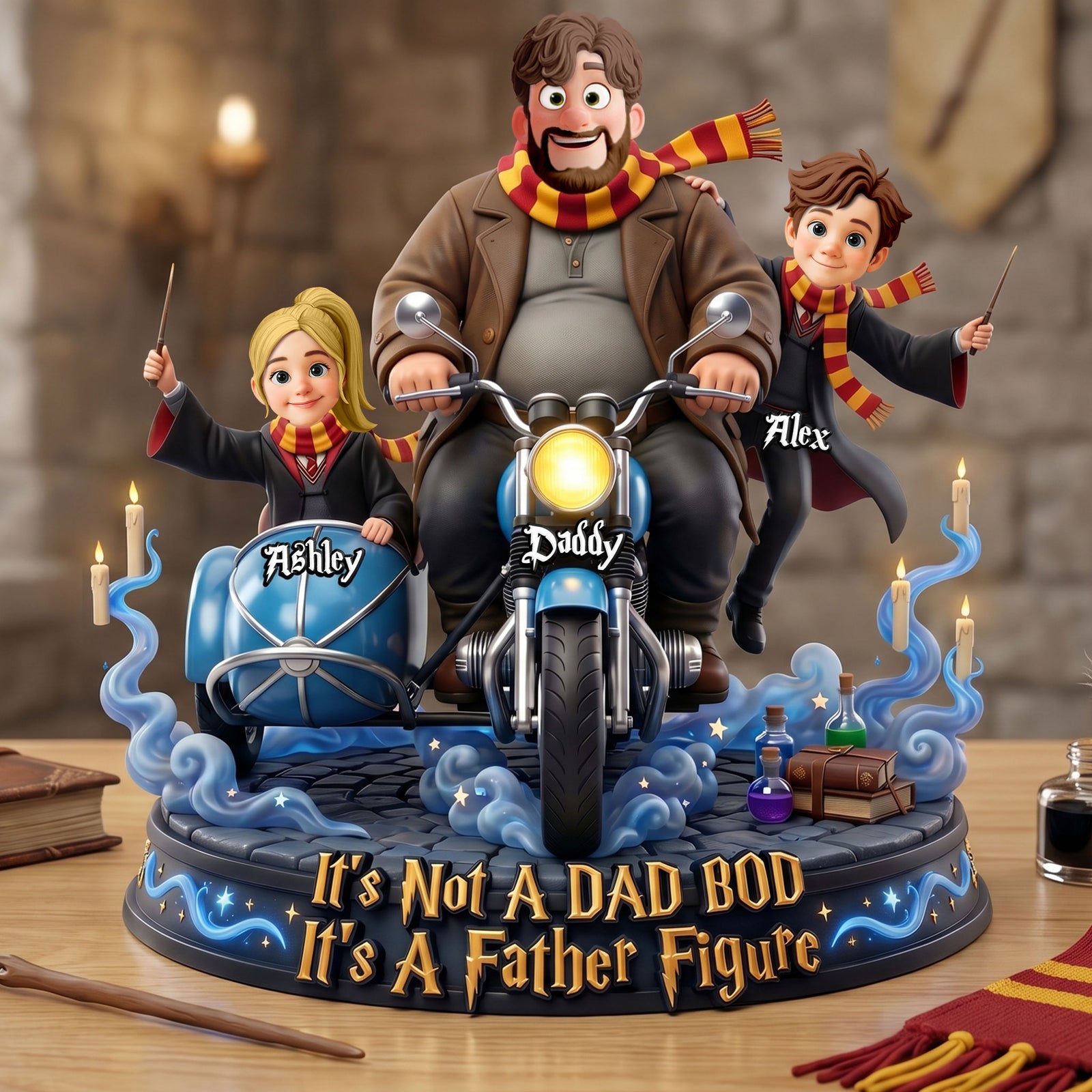 It's Not A Dad Bod It's A Father Figure Acrylic Plaque - Personalized Gifts For Dads 02huti090526