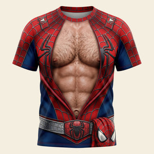 The Unzipped Hero 3D Shirt - Personalized Funny Gift 04TYTI030826