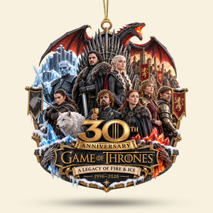 30th Anniversary Kingdom Christmas Ornament - Personalized Gifts 05HATI120926