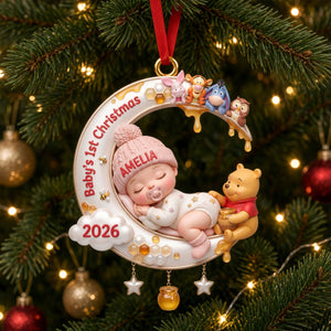 A Little Dreamer’s First Christmas Ornament - Personalized Custom Photo Gift For Kids 03TYTI021026