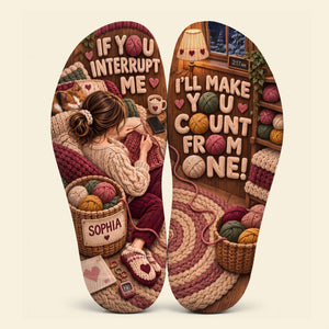 In My Knitting Era Socks - Personalized Gifts For Knitting Lovers 03HATI220926