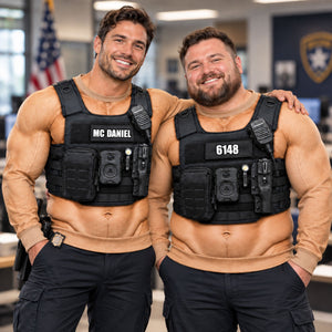 Police Officers Tactical Vest 3D Shirt - Personalized Gifts For Police Officers 02huti201026