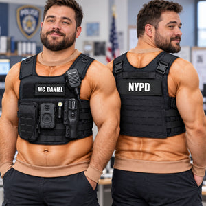 Police Officers Tactical Vest 3D Shirt - Personalized Gifts For Police Officers 02huti201026