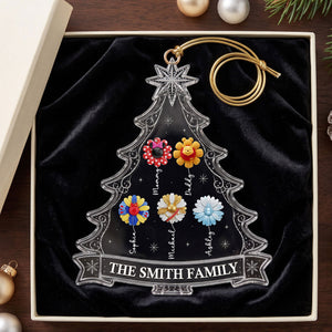 Personalized Magical Flower Family Christmas Ornament – Gifts For Family 04ohti010826