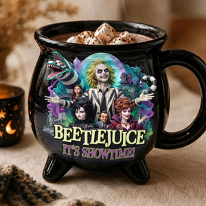 The Ghostly Host Ceramic Cauldron Mug - Personalized Gifts 05TYTI180826