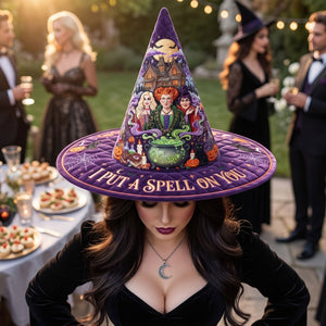 Sisterhood Of Spells Quilted Witch Hat - Personalized Halloween Gifts 02TYTI120826