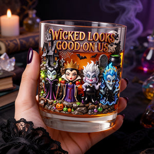 Halloween Fantasy Glass Mug - Personalized Gifts For Spooky Season Lovers 03TYTI310726