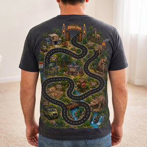 Adventure Map Shirt - Personalized Gifts For Dad 04NATI210526