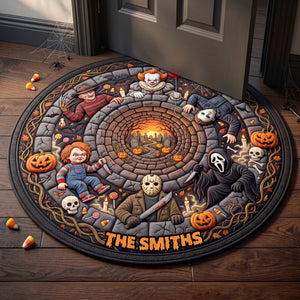 Creepy Crew Round Mat - Personalized Gifts For Family 01PGTI050826